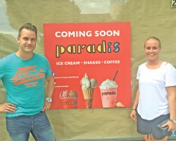 Paradis ice cream shop approaches its opening day … possibly