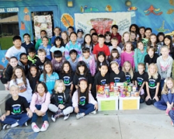 Weaver Ambassadors collect holiday food supplies for the needy
