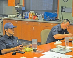 Firefighters keep busy at North Gate Station near Leisure World