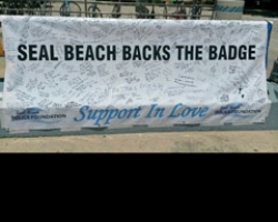 Police Foundation posts banners supporting local law enforcement