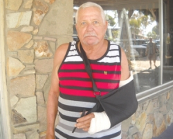 Bicyclist thrown under bus descibes accident