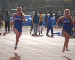 Griffin track varsity teams win 2015 Sunset League Championships