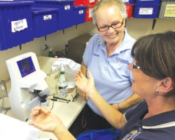 Lions collecting eyeglasses in October