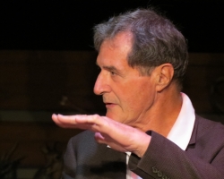 Locals tell tales for cash in a competition at Malarkeys on Alamitos Bay