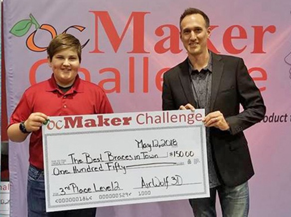 Oak Middle School students receive top honors in ocMaker Challenge