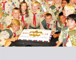 Boy Scout Troop 671 celebrates its  40th year