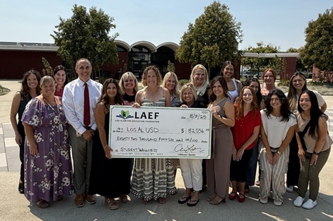 LAEF donates $82,056 to Los Al Unified for student wellness