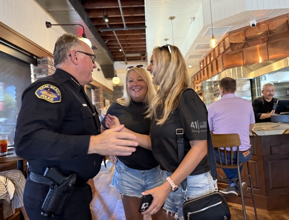 Seal Beach Police Dept. Chief Henderson takes to the streets