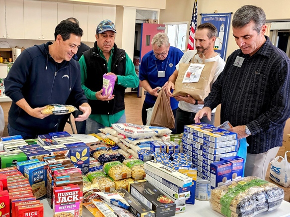Knights FOOD DRIVE PhotoW