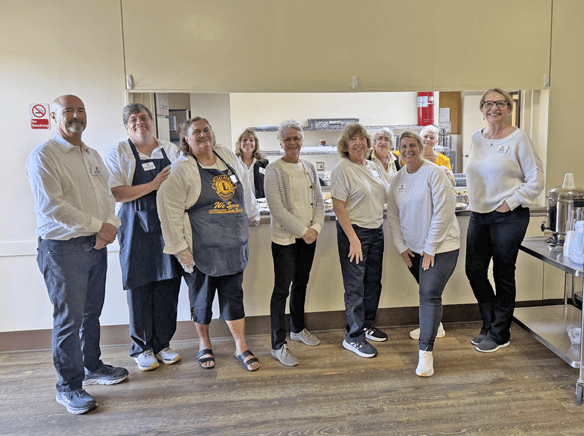 Lions serve lunch in LW