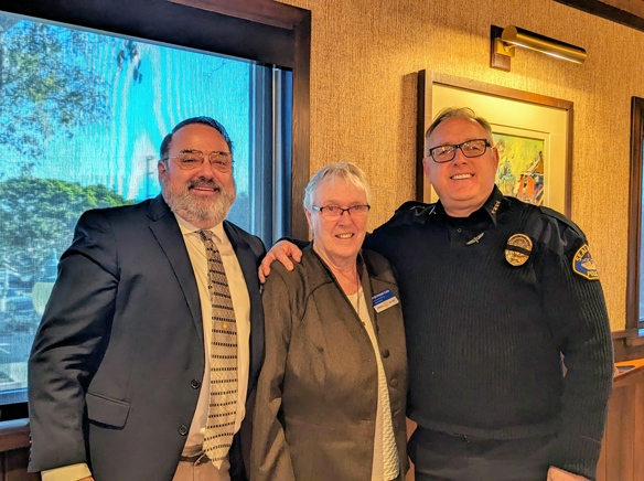 Chief Henderson visits Seal Beach Rotary Club