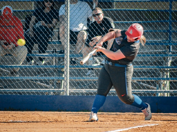 Griffins softball team opens league with lopsided victory